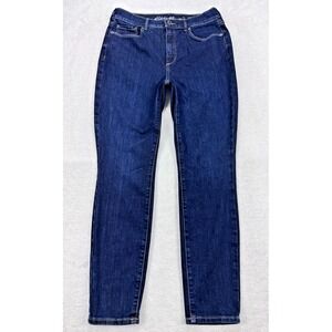 Eddie‎ Bauer Slightly Curvy Straight Leg Blue Jeans Size 10